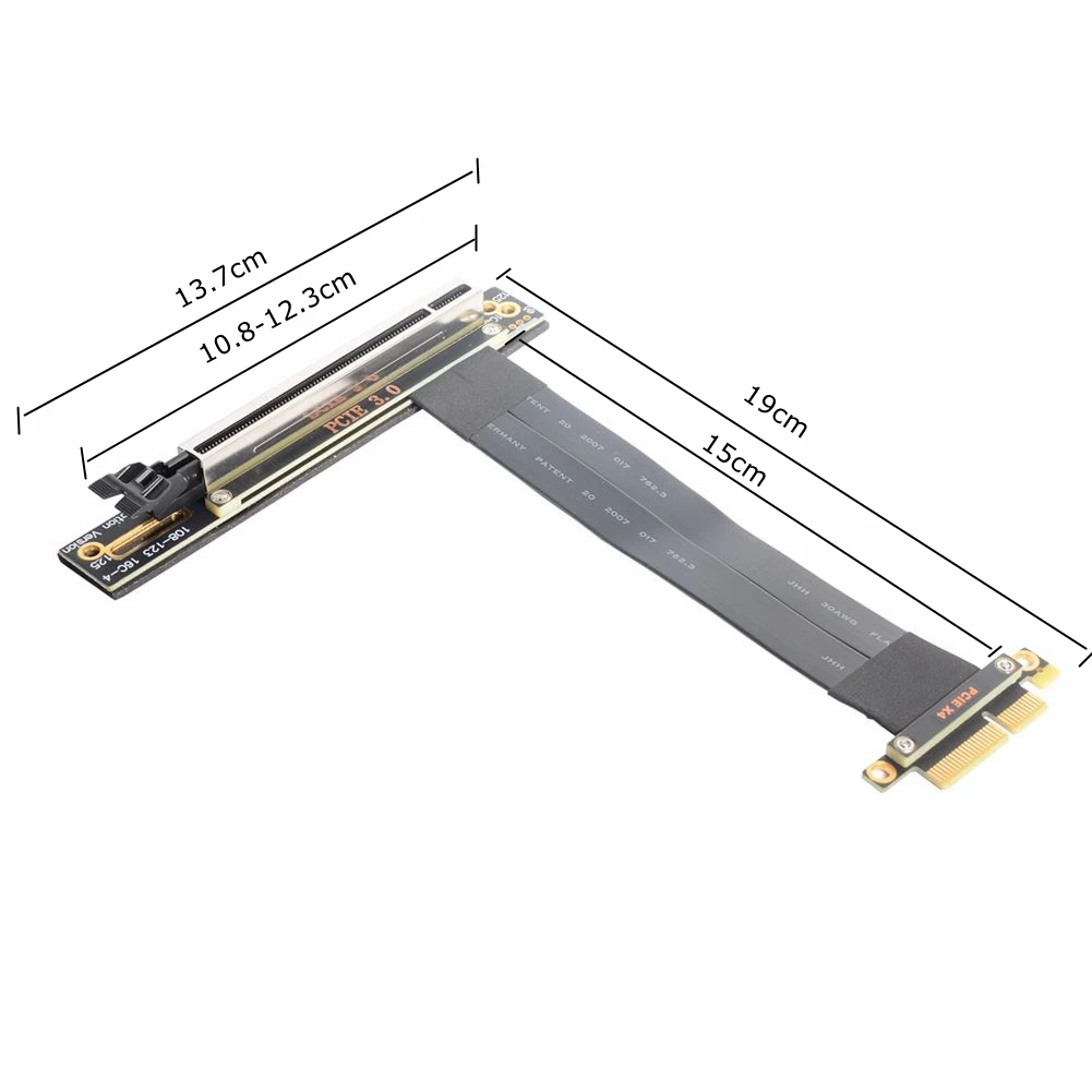 pci express pcie x4 para x16 extensor