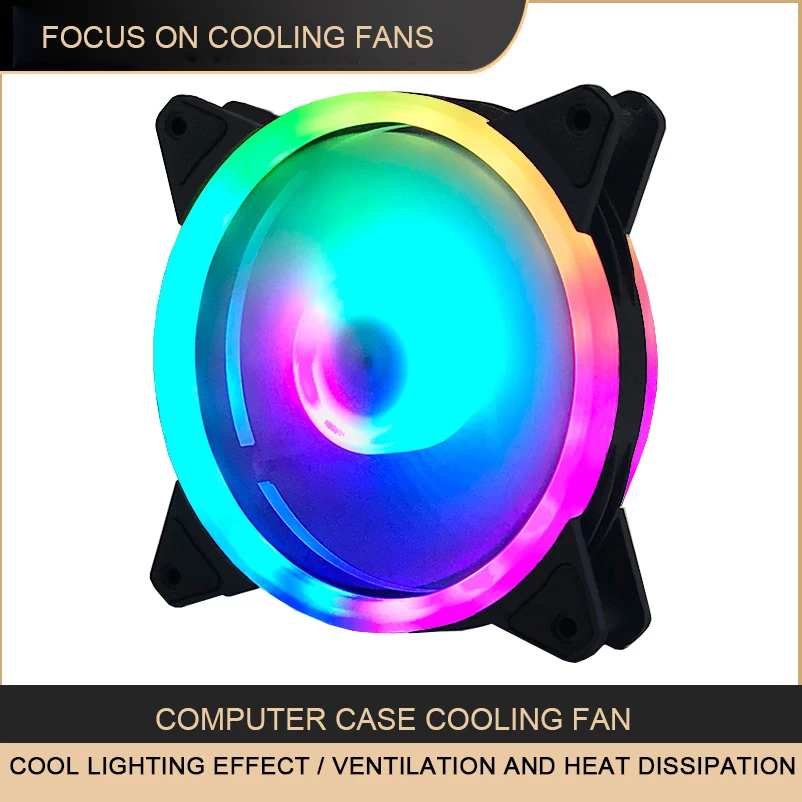 

Computer Case PC Fan Adjust ARGB Cooling Fan 120mm Quiet Control AURA SYNC Computer Cooler Cooling RGB Case Fans