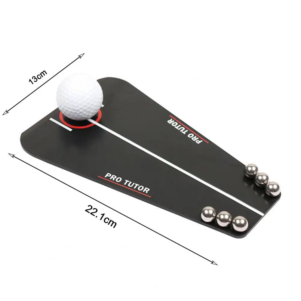 

Golf Putting Mirror High Strength Drop Resistant Black Multifunction Golf Training Aids for Professional Golf