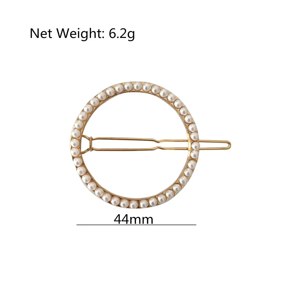 

New Fashion Elegant Women's Pearl Hairpins Sweet Girls Hair Clips Gold and Silver Color Hair Clip Hair Accessories Gifts