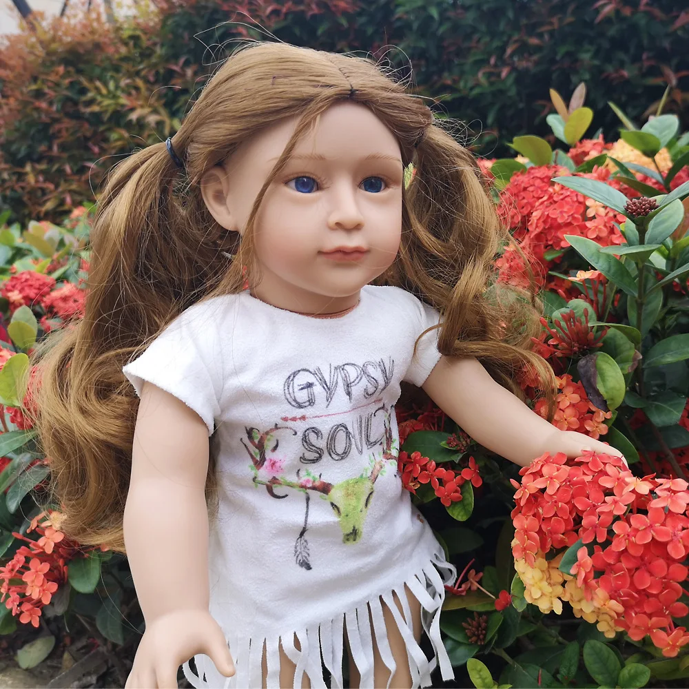 NPKDOLL 45 см виниловые куклы Reborn American Dolls реалистичные силиконовые для маленьких