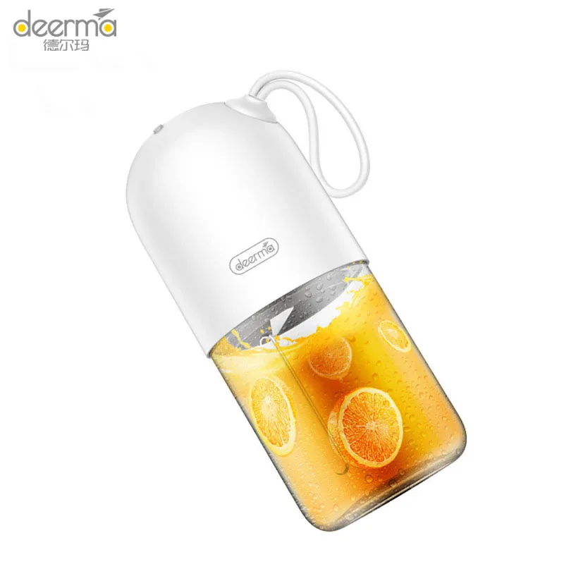 Xiaomi Deerma 300ml Портативный Lemon Соковыжималка Блендер мини форма капсулы