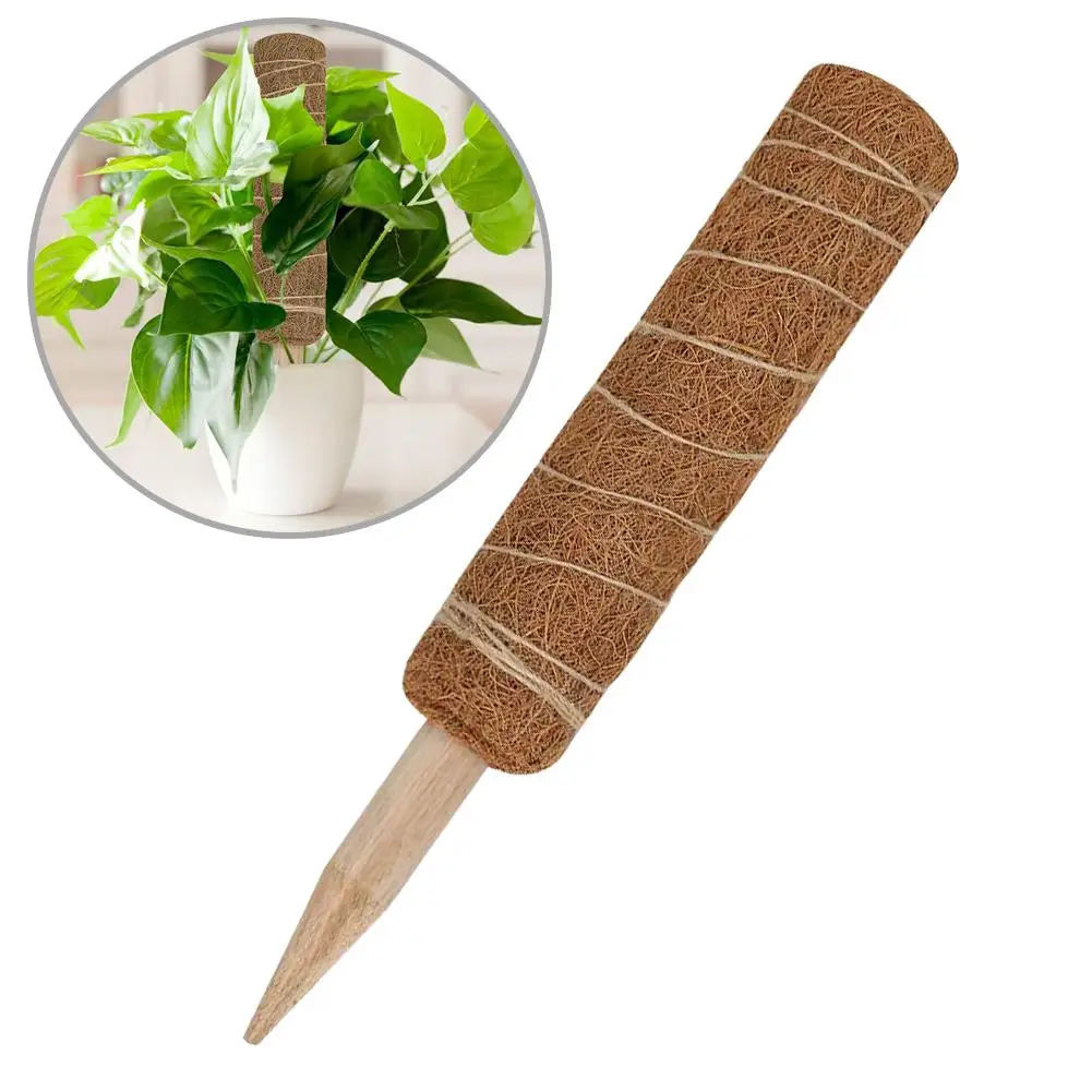 45 см Coir Totem Pole Выдвижная Moss Stick для поддержки растений расширение альпинизма