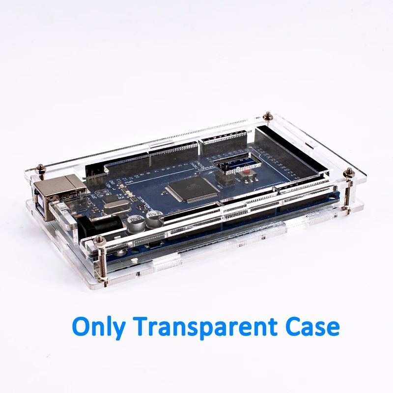Прозрачный глянцевый акриловый чехол для arduino Mega 2560 R3 без платы|Интегральные