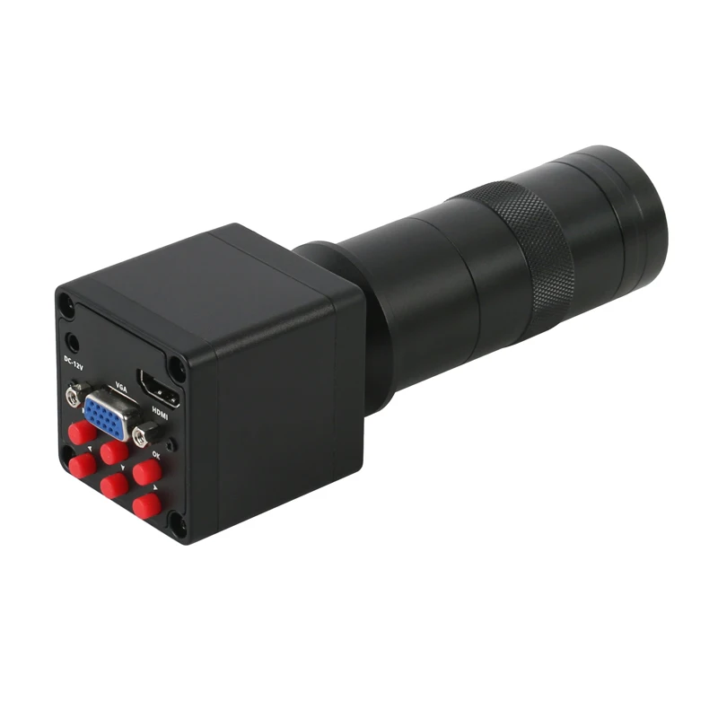 SONY IMX307 HDMI VGA 720P 1080P промышленный электронный цифровой видео микроскоп камера+ 56 светодиодный светильник-кольцо+ 100X C CS крепление объектива