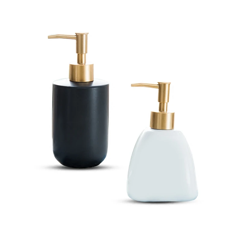 

Bathroom accessories made of natural resin emulsion bottle home decoration/wedding decoration