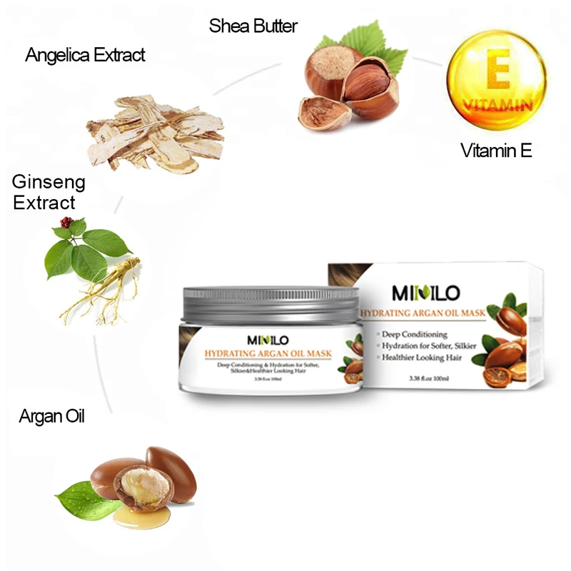 Argan волшебная маска для волос крем восстанавливает повреждения мягкие средства