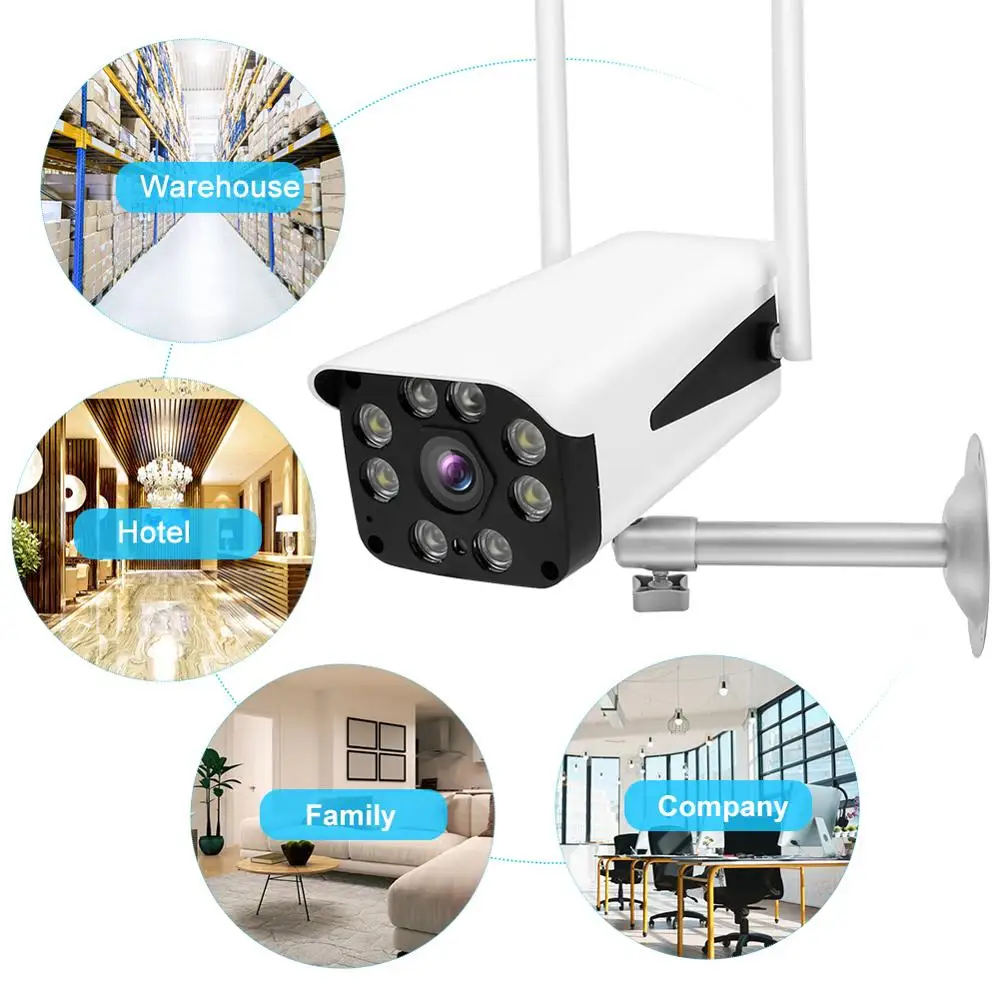 1080P HD 4G WiFi IP66 Водонепроницаемая камера двухстороннее радио ночное видение