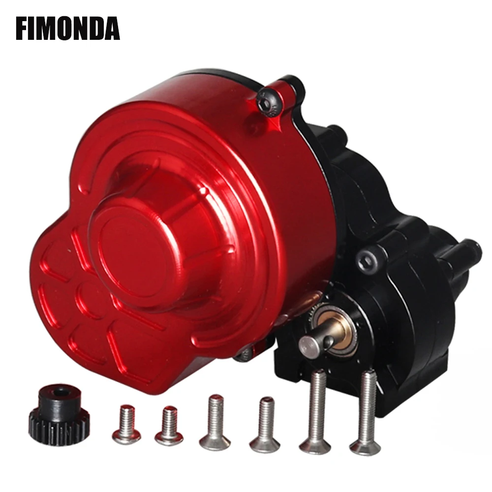 Полностью Металлическая реверсивная коробка передач для 1/10 RC Crawler Axial SCX10 90027 II 90047