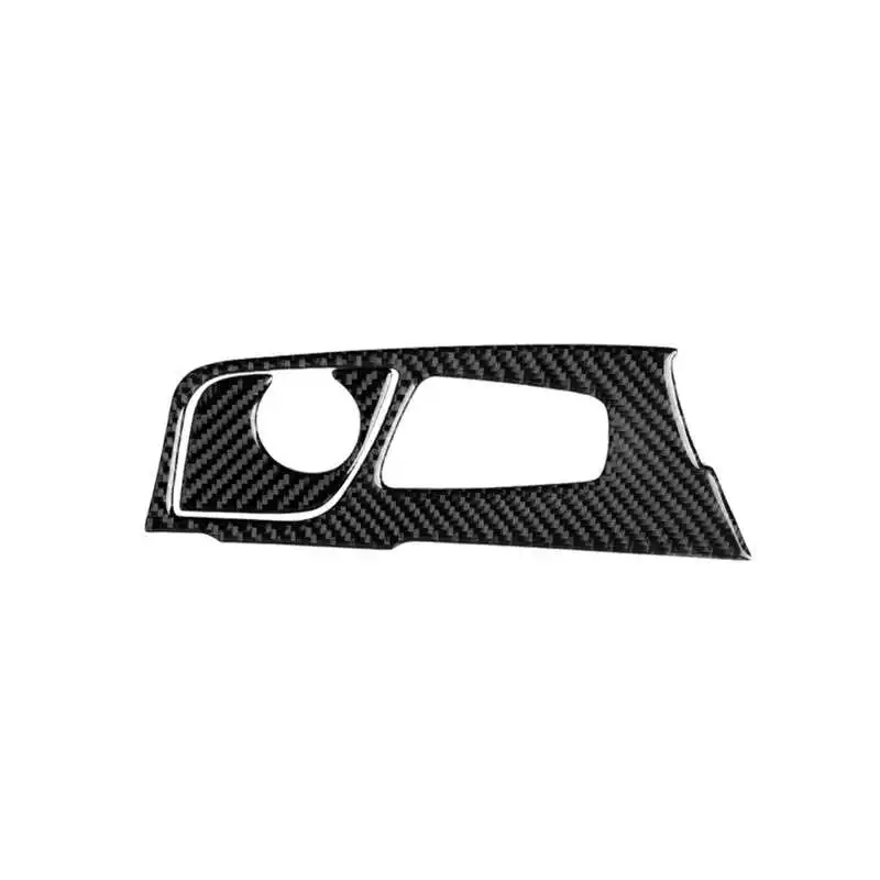 

Fit For BMW 5 Series G38 528li/530li/540li 2018 carbon fiber gear panel 2-piece decoration car interior modification