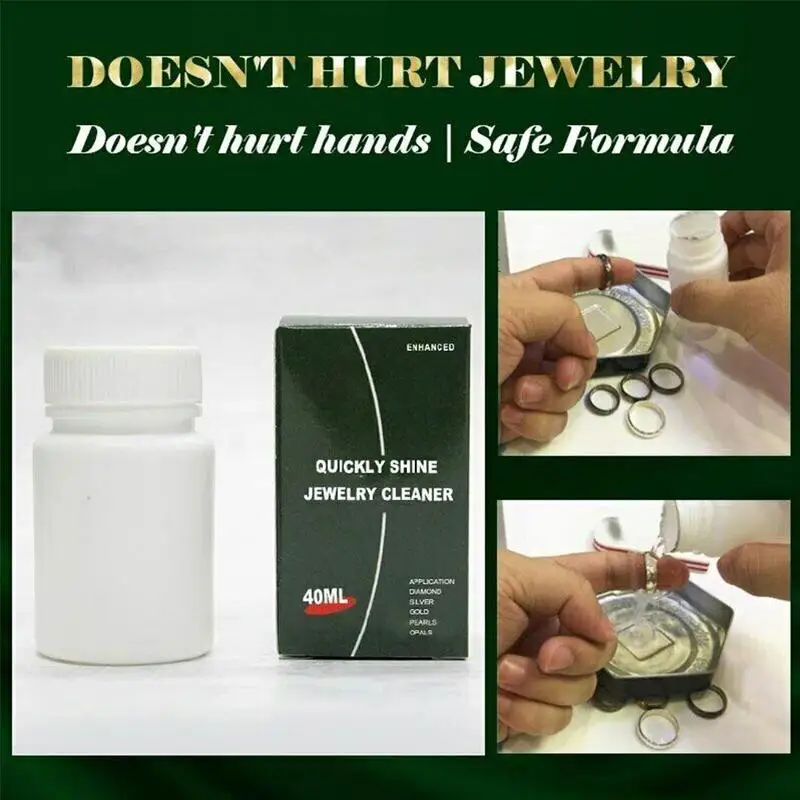 Моющее средство для ювелирных изделий 40 мл универсальное удаления ржавчины