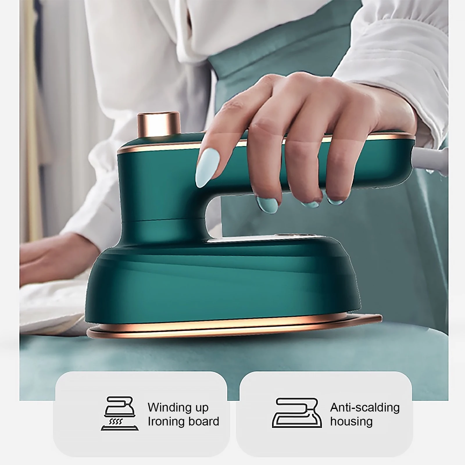 Dry Wet Ironing Portable Household Travel Business Micro Steam Iron Ironing Machine Heat Press