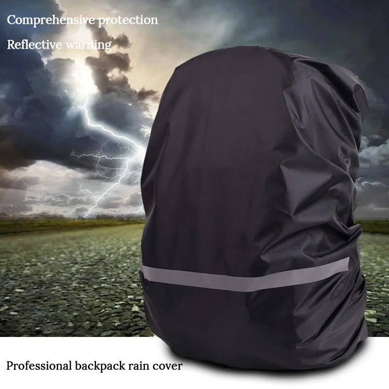 

Rain cover backpack Reflective 10L To 70L Waterproof Bag Camouflage Tactical Outdoor Camping Mountaineering Climbing Dustfall