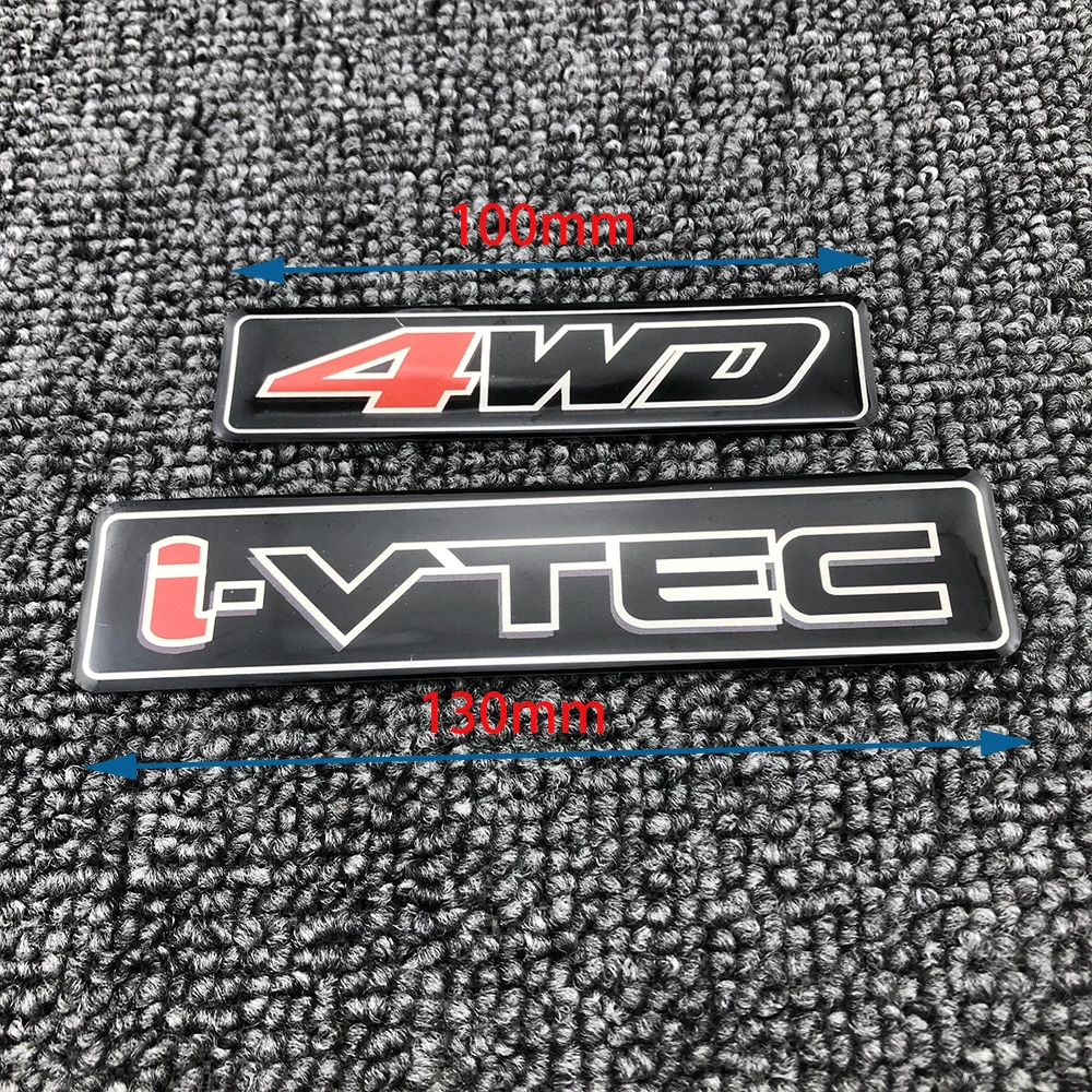 

4WD 4 x 4 Emblem Badge Decal Car Sticker SUV Rear Trunk Off-road For Toyota Highlander RAV4 Tiguan Honda Car Styling 4x4