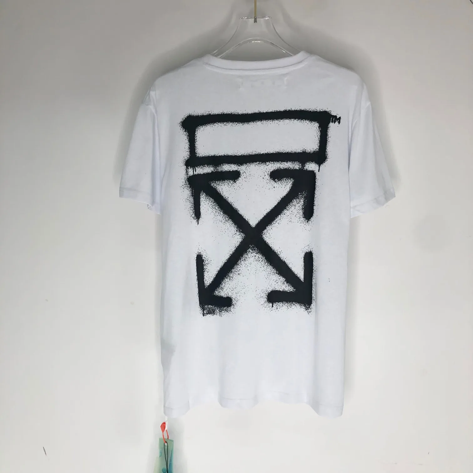 

Over Size T-shirt Men Women Classic Logo Tee 1:1 High Quality Font Printed Tops Inside Tag Label Short Sleeve