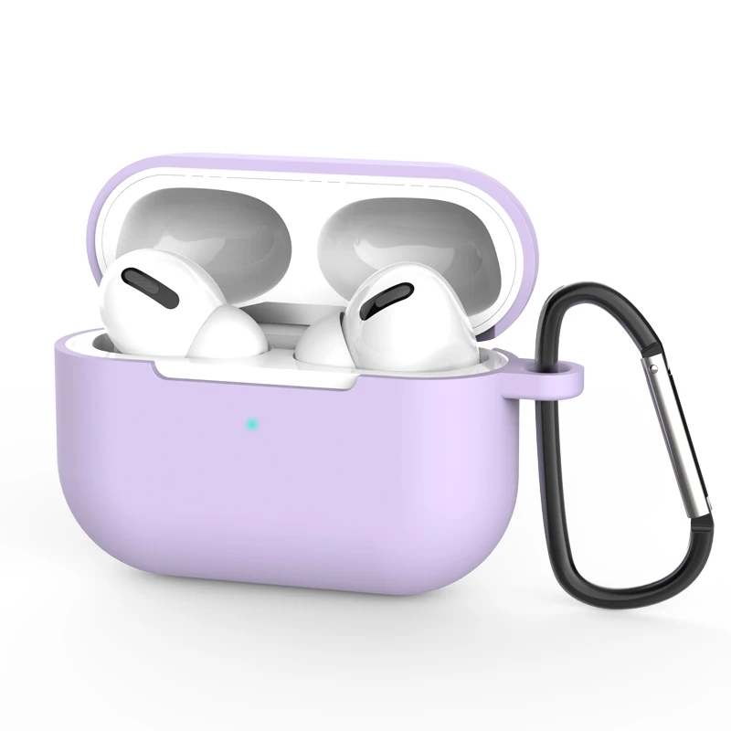 Color 15-with Hook Силиконовый чехол для apple Airpods Pro, чехол-наклейка, Bluetooth чехол для airpod 3, Air Pods Pro, аксессуары для наушников, кожа - Цвет: Color 15-with Hook