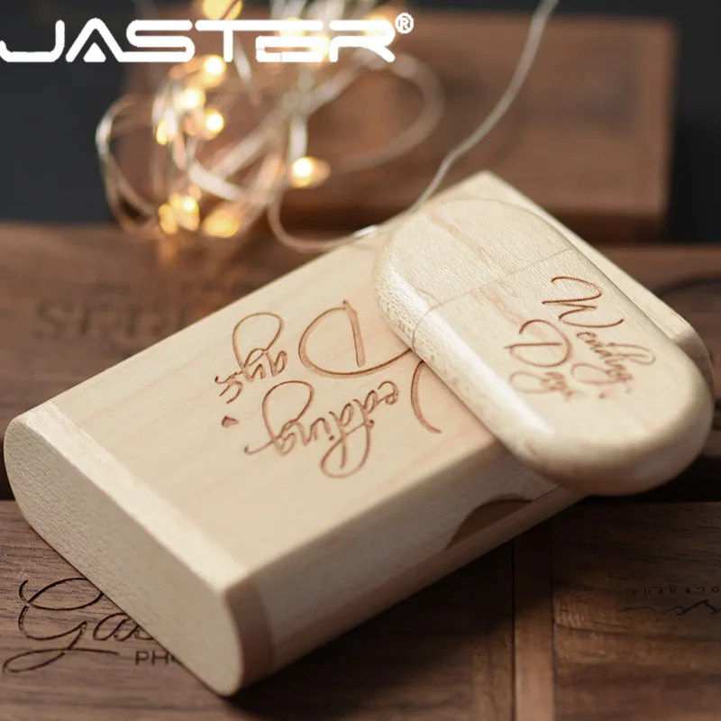 USB флеш накопитель JASTER овальный деревянный + откидной корпус 2 0 4 ГБ 8 16 32 64 ГБ|USB