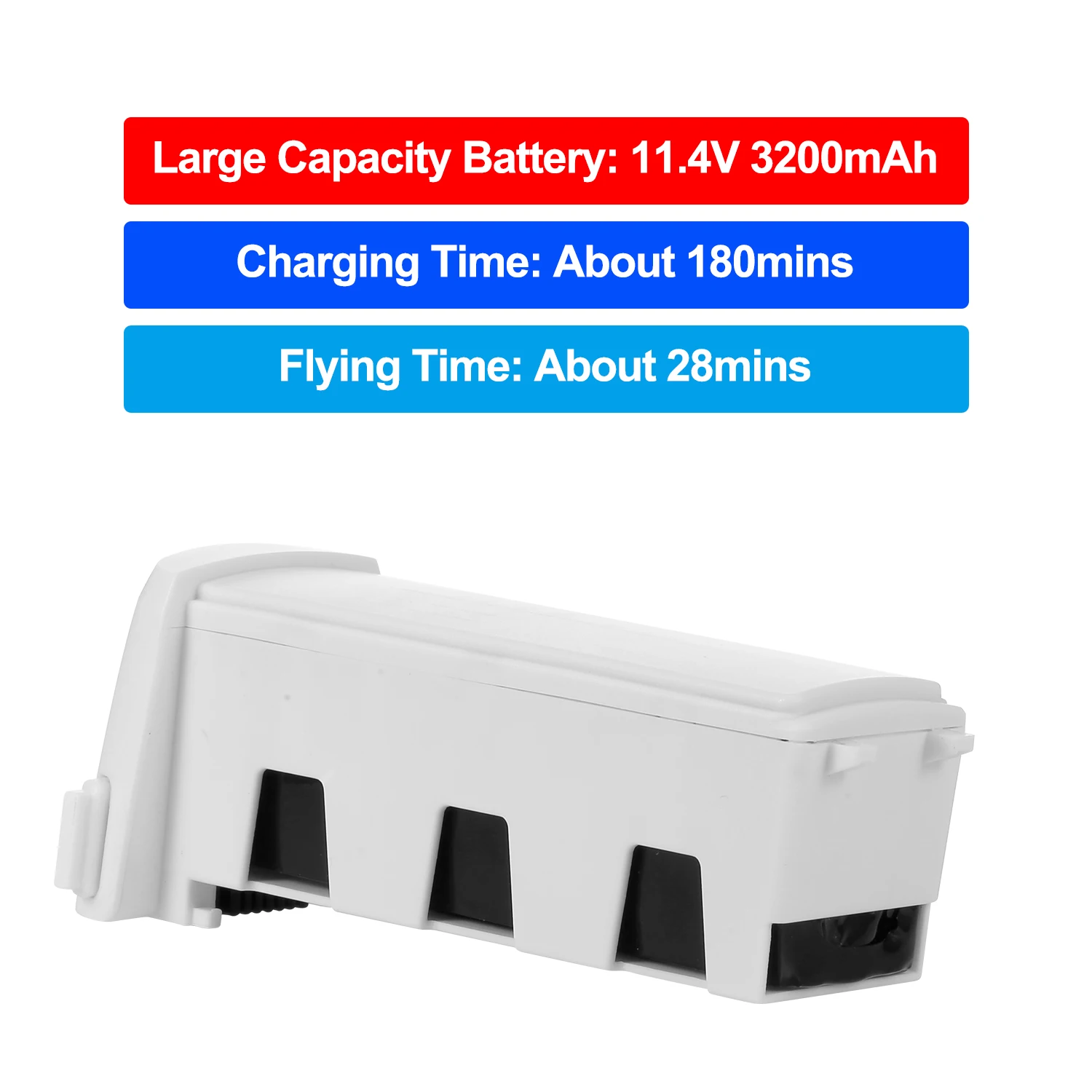 2PCS 11.4V 3200mAh Spare Intelligent Modularized Lipo Battery for Hubsan Zino H117S Drone Parts 28mins Flying Time | Игрушки и хобби