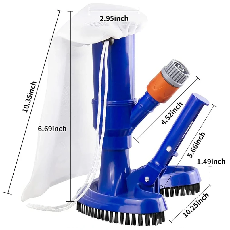 Пылесос подводный CPDD с щеткой и сетчатым мешком | Бытовая техника