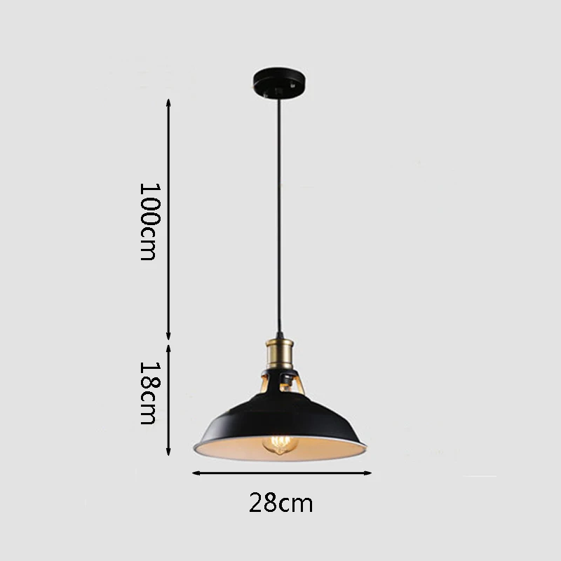 

Pendant lights Retro Pendant Lamp E27 Holder Edison LED Iron Industrial Style Hanglamp For Restaurant Bar Suspension Luminaire
