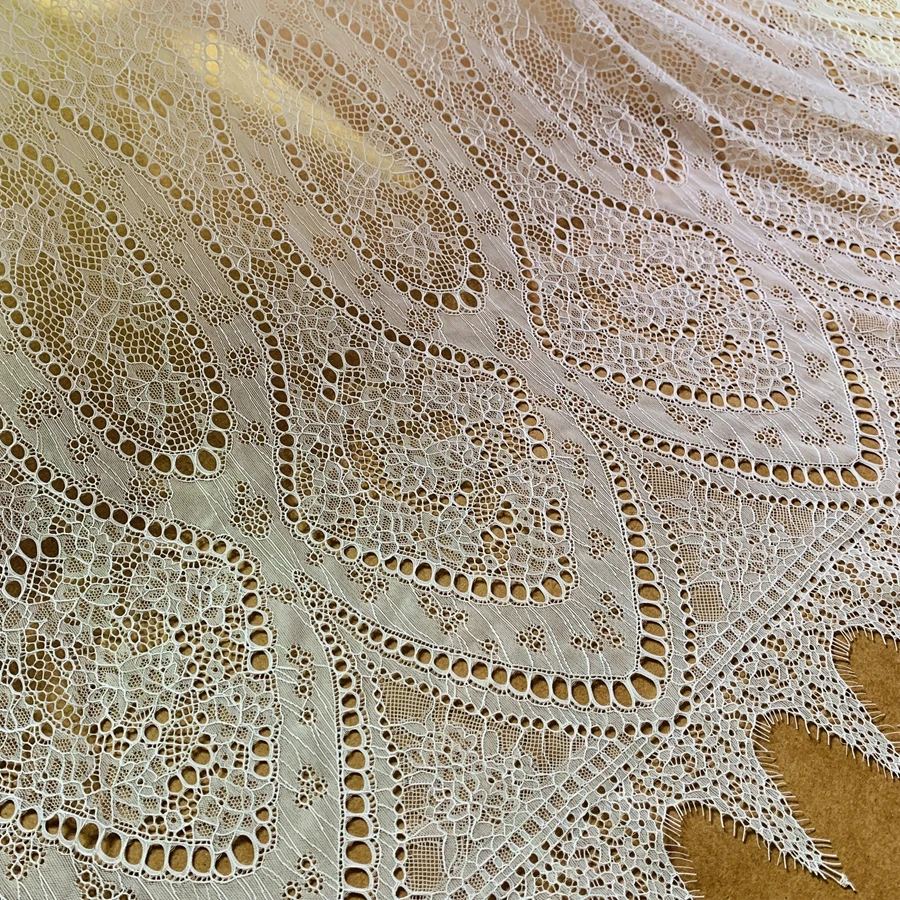 

NEW Skirt Eyelash French Lace Fabric Material Size 1.5x3M/Piece HOT