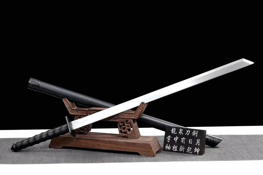 Ручной меч прямое лезвие falchion glaive Broadsword tactics Saber суперстальной нож|Мечи| |