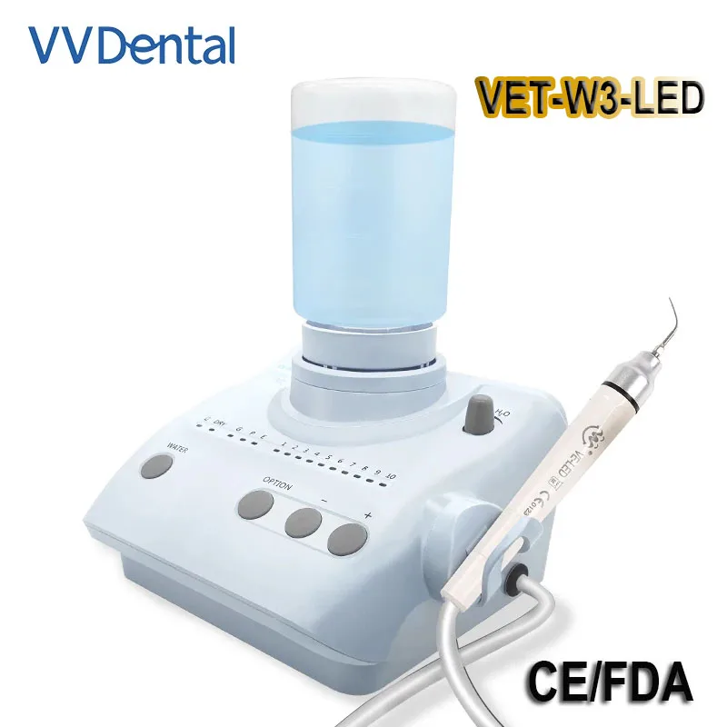 VVDental VET-W3-светодиодный Ультразвуковой скалер стоматологический инструмент для