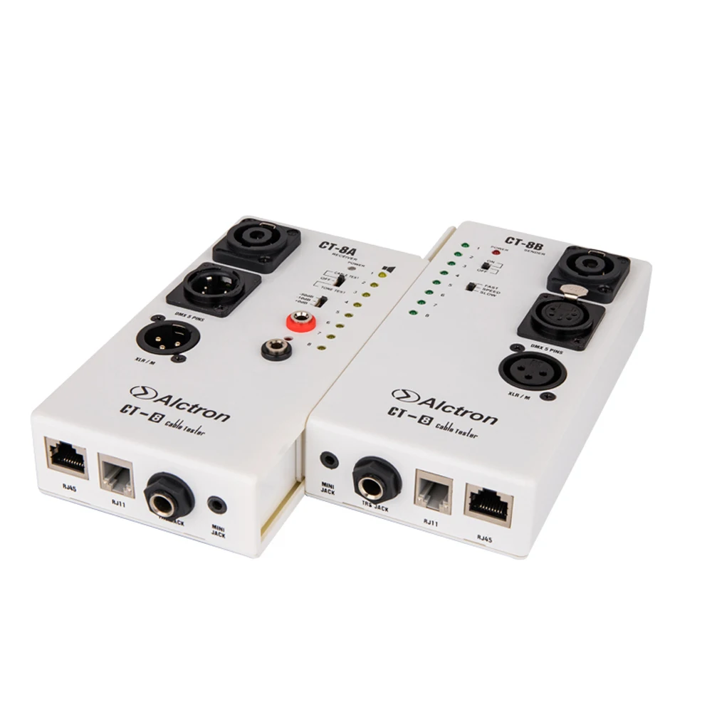 

CT-8 Portable Convenient Multi-purpose Audio Cable Tester Test for Diversity Cable Stage Performance and Recording Accessory