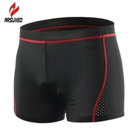 arsuxeo upgrade men women cycling underwear with gel pad breathable mesh road bike shorts shockproof riding bicycle underpants