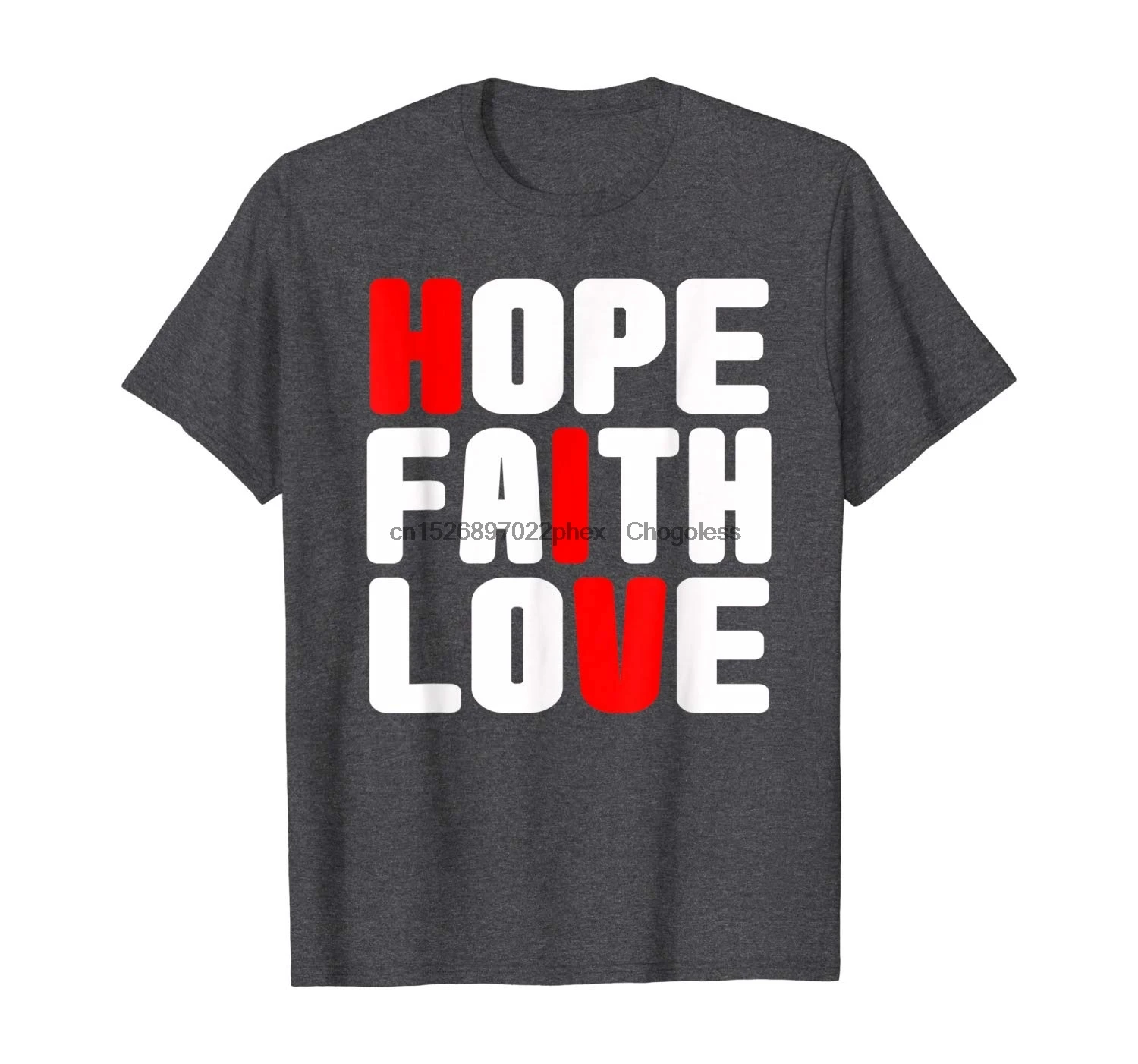 Футболка с красной лентой для информирования о ВИЧ |