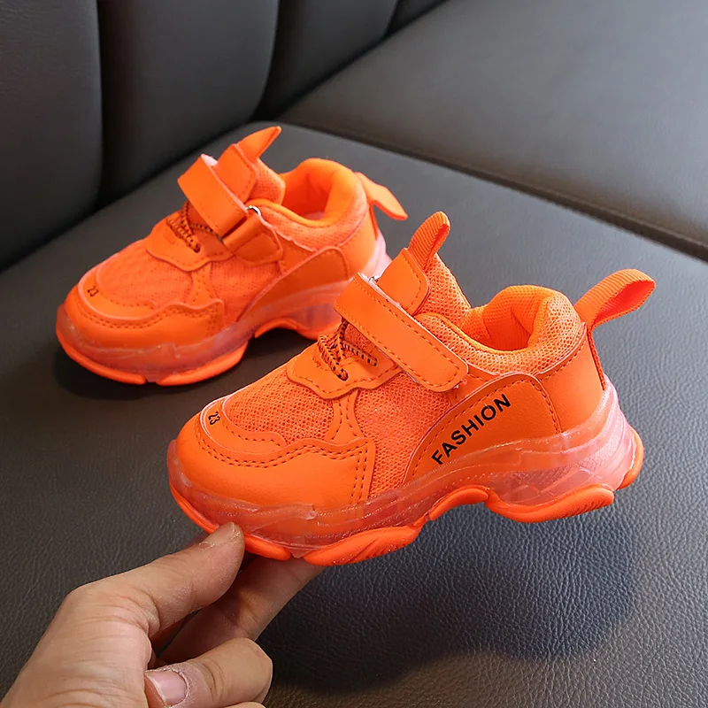 MXHY2019 весна лето и осень Новая корейская детская спортивная обувь ярких цветов