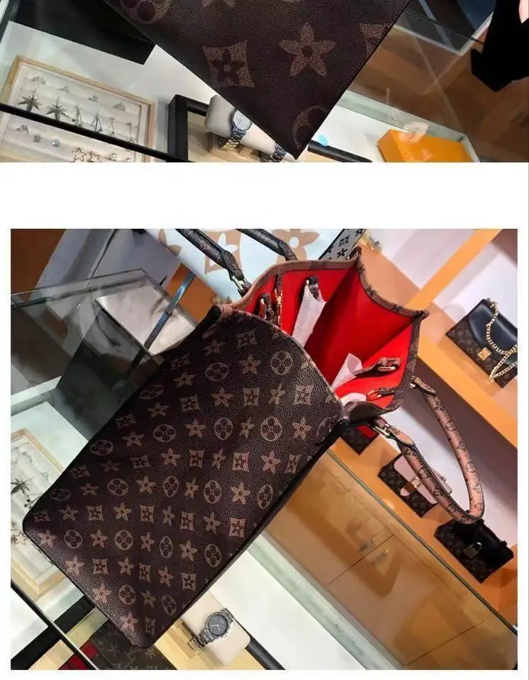 

Spring/20201 European and American retro fashion leather lady Tot bag tote one-shoulder oblique cross bag old flower bag cowhine