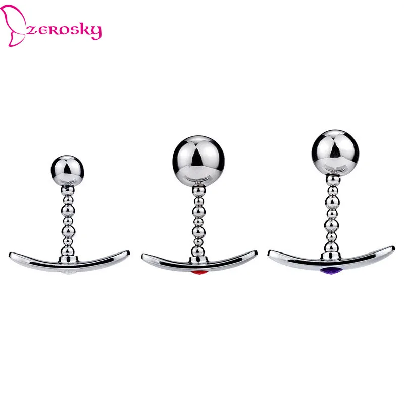 Metal Stainless Steel Anal Plug Sex Toys for Couples Beads Massage Back Court Pull Bead Anus Vaginal |
