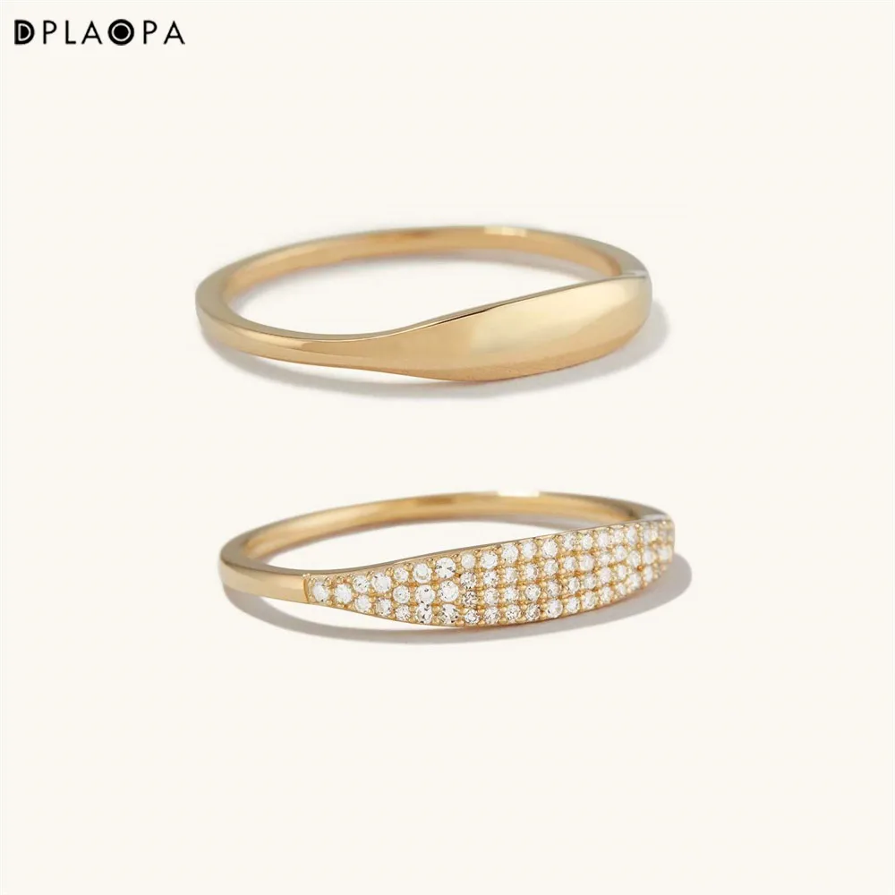 Кольцо-печатка DPLAOPA из серебра 925 пробы с фианитами | Украшения и аксессуары