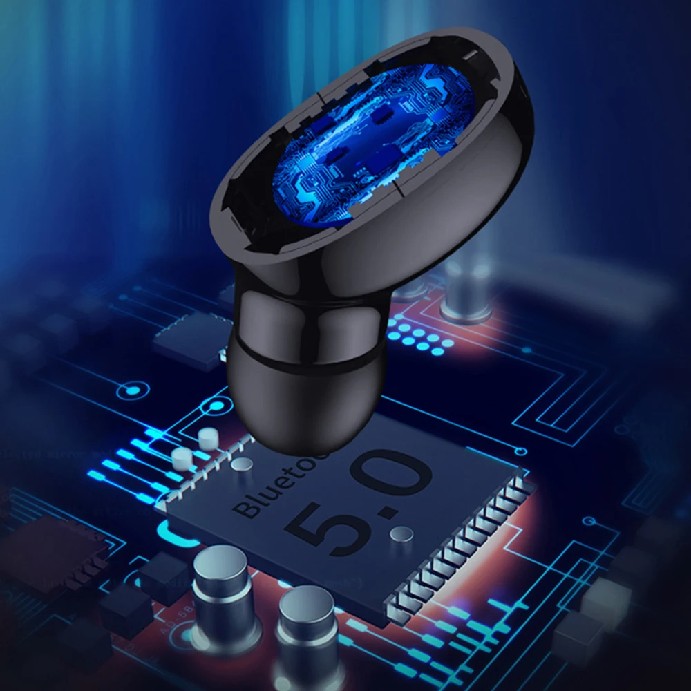 B5 TWS Bluetooth 5 0 Беспроводная гарнитура наушники с сенсорным управлением