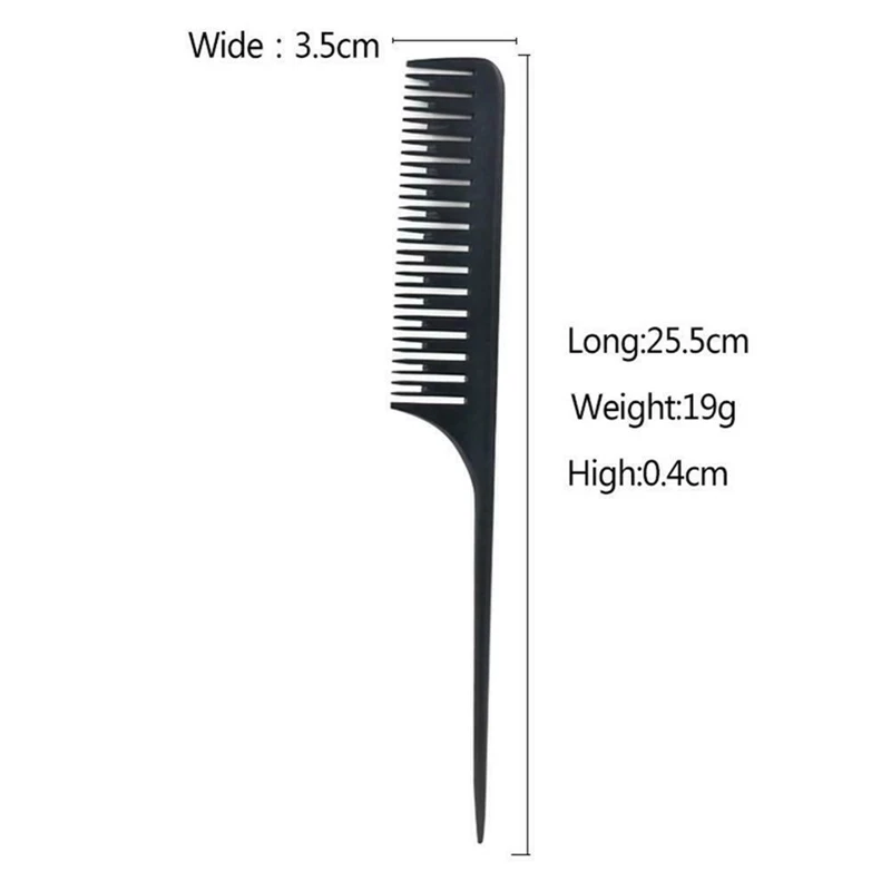 

1Pc Professional Hair Combs Hairdressing Tail Comb Anti Static Comb Hair Cutting Comb Set Hair Styling Tools