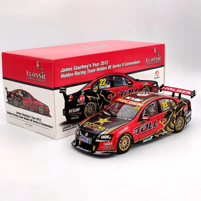 Классические 1:18 для H ~ lden гоночной команды Holden VE Series II коммодора Джеймс Кортни #22
