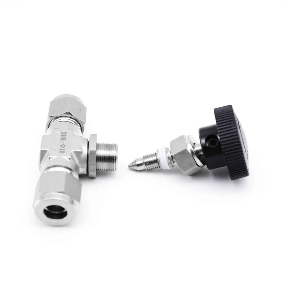 1/8&quot 1/4&quot 3/8&quot 1/2&quot Inch Tube OD SS304 316 Plastic Handle Compression Connector Fitting Kitchen Shutoff Switch Ball Needle Valve |