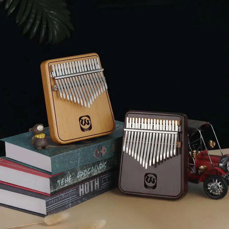 Walter.t 21/17Keys Kalimba Xylophone Mahogany Black walnut Vibraphone Musical instrument Calimba Portable keyboard Thumb piano
