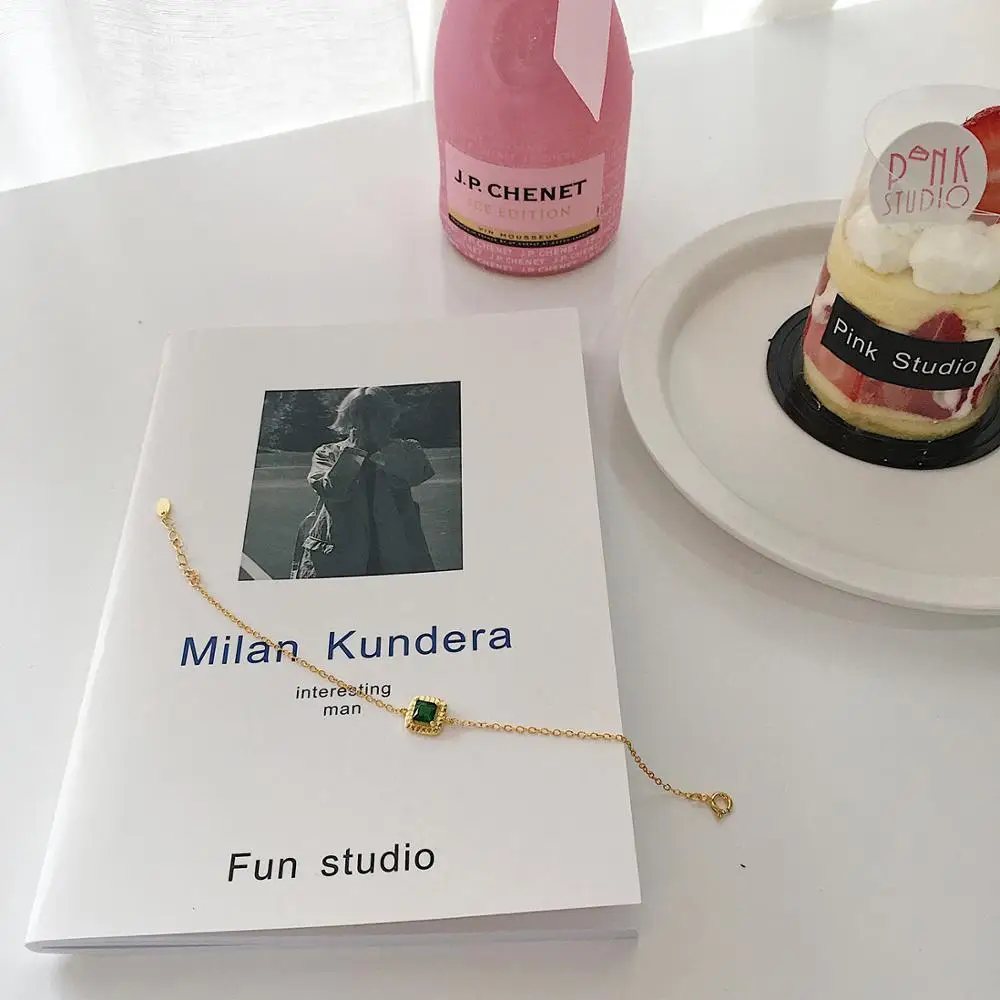 

LouLeur News 925 Sterling Silver Green Zircon Rings Necklace Earrings For Women Silver 925 Fine Jewelry Set Charms Gold Color