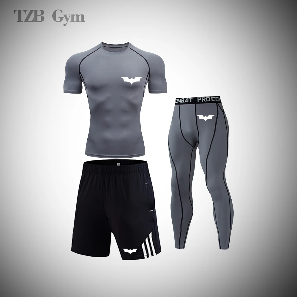 

Basketball Men's Compression Tights Gym MMA Fighting Fighting Training Quick Drying Tights Men's Rashguard Running Sports Suit