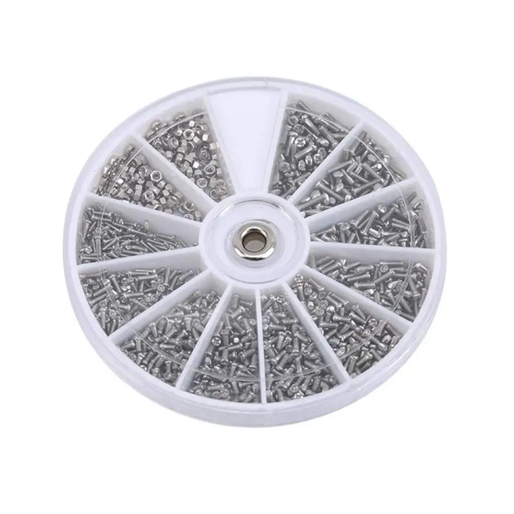 Набор винтов из нержавеющей стали для ремонта электронных очков и часов 1000