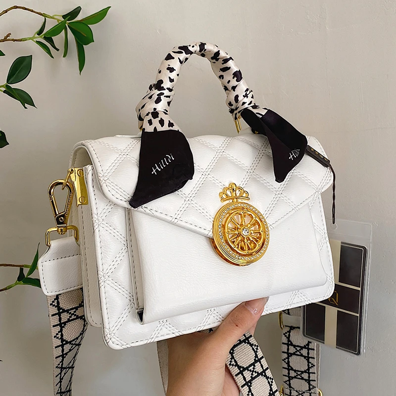 

Элегантная женская квадратная сумка-тоут, новинка 2022, модная Высококачественная женская дизайнерская сумка из искусственной кожи, дорожна...