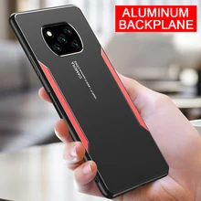 Luxury Matte Aluminum Alloy Metal Case For Xiaomi Poco X3 Pro NFC Pocophone X 3 X3pro X3nfc Shockproof Silicone Bumper Cover