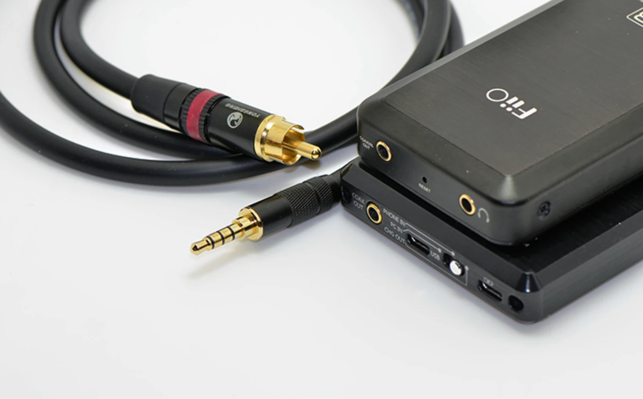 Коаксиальный цифровой аудиокабель HIFI 3 5 мм к RCA SPDIF для Fiio X7 X3K X5K X3 X5 1st 2nd 3rd M9 M11 M15 E17