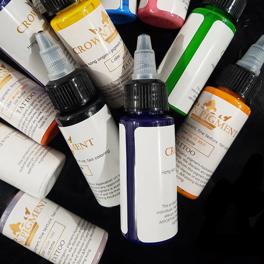 30 мл 14 цветов макияж для бровей губ татуаж чернила пигмент боди арта краски