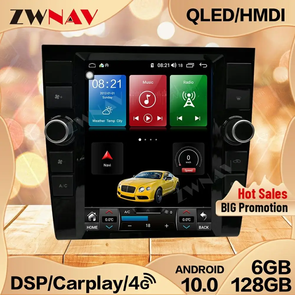 

6+128G Tesla Carplay For Audi A4 2004 2005 2006 2007 2008 Android Multimedia Stereo Player Radio Video GPS Navigation Head Unit