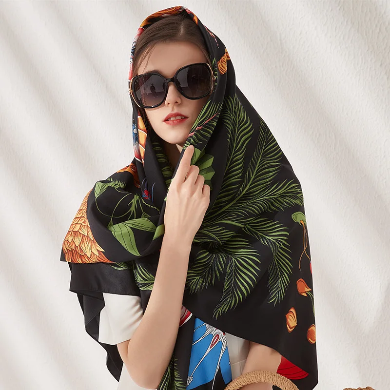 

women scarf silk scarves shawls lady wraps soft decorative for heair bags girl bufanda seda mujer cabello bolsa echarpe ete soie