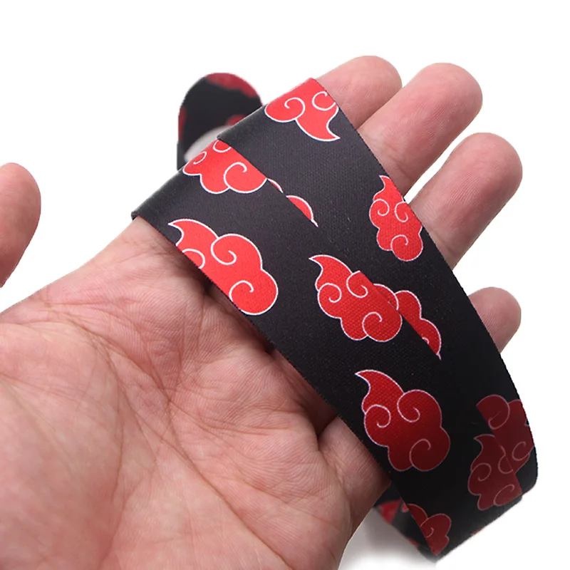 

HJ2 Anime Lanyard ID Holder Watercolor Lanyards Phone Badge Holder Hang Rope Lariat Removable Keychain