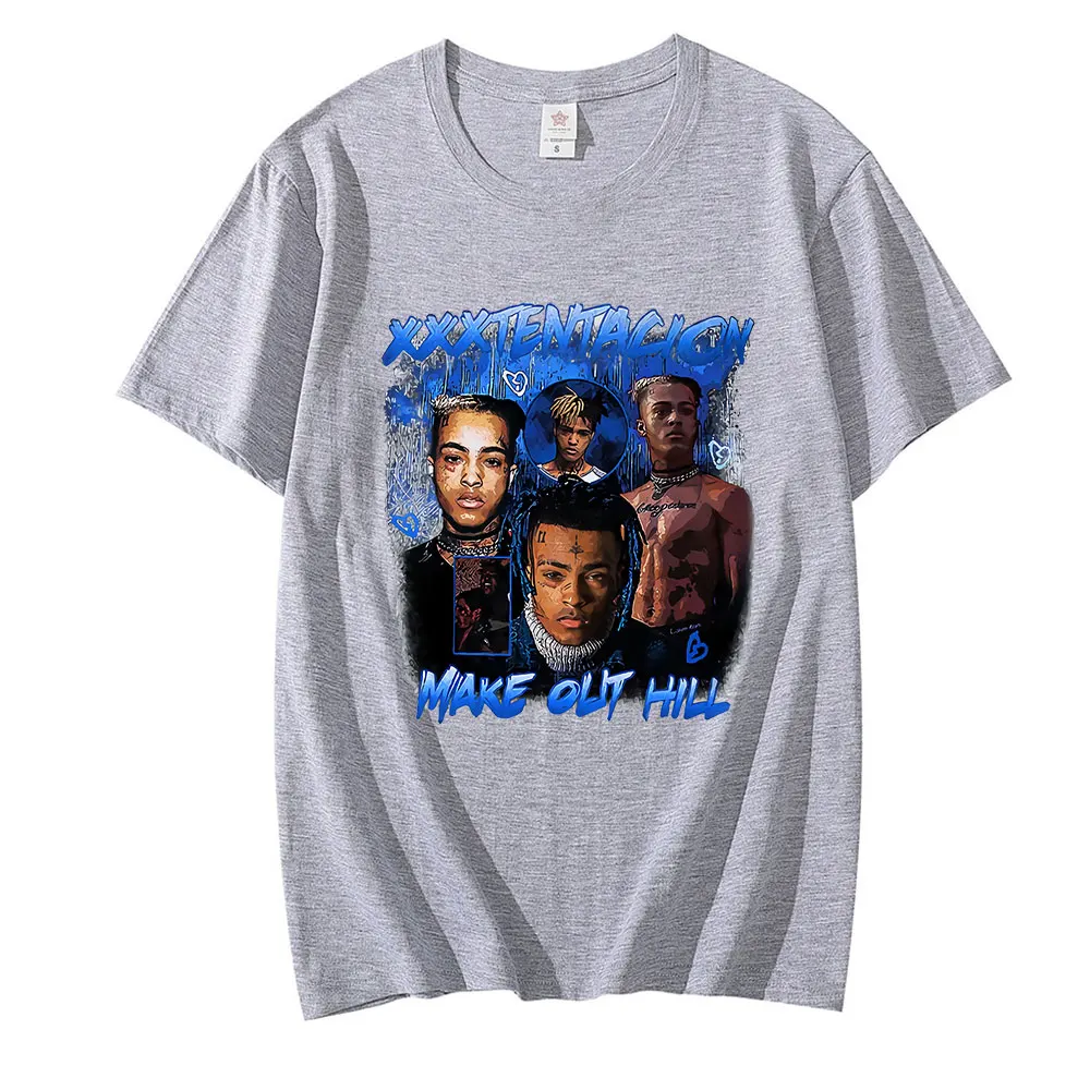 

Rapper Xxxtentacion Fashion Tshirt Gothic Aesthetic Hip Hop T Shirt Men Streetwear Harajuku Vintage Oversize T-Shirt Men's Tops